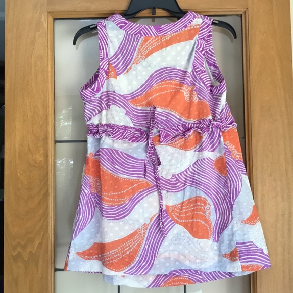 Maternity sleeveless cotton blouse - Picture 3 of 4